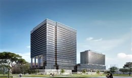 云薈大廈OA500網絡地板順利完工