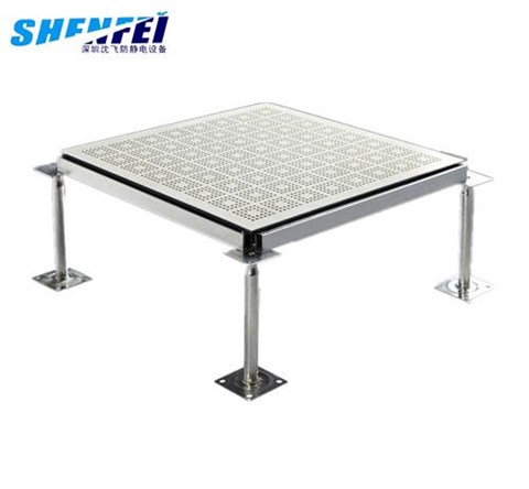 全鋼通風地板-pvc面